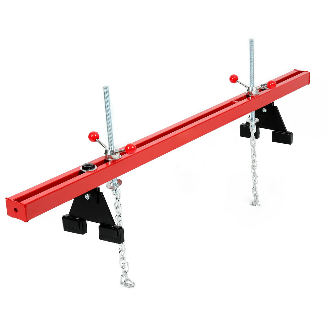 Kojem 1100 Lbs Transverse Engine Support Bar for Motor Transmission w/ 2 Points Lift Holder and Dual Hook