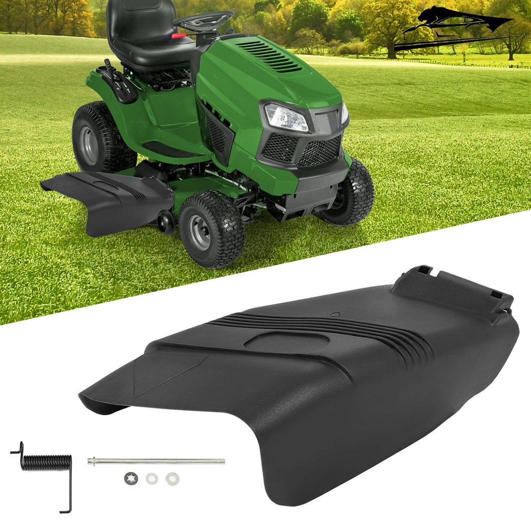 KOJEM 42 Mower Deck Deflector Shield, for Craftsman Husqvarna Poulan Sears and more Mowers, with 42in deck W Mounting Hardware